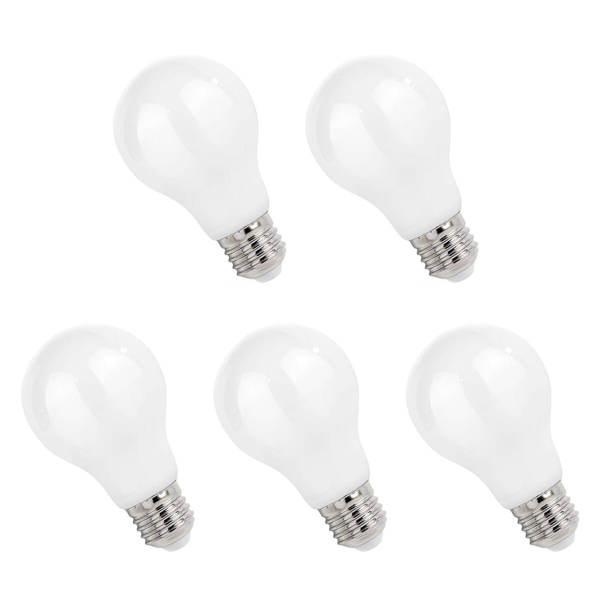 Spectrum LED Peerlamp A60 E27 Mat - 11W 1450lm 2700K - Warmwit - Vervangt 96W - 5 stuks