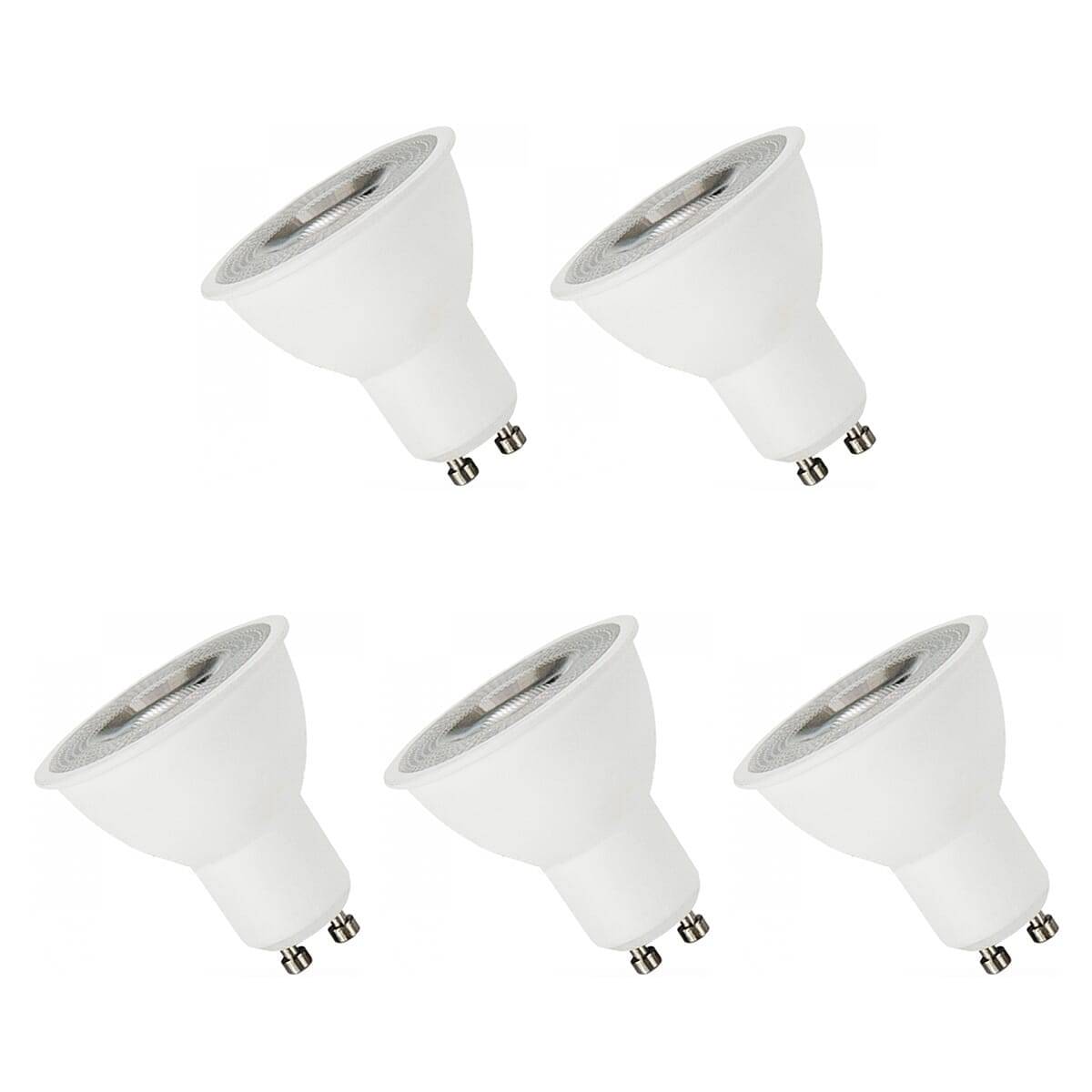 Spectrum LED Spot PAR16 GU10 Mat - 4W 235lm 3000K - Warmwit - Vervangt 40W - 5 stuks