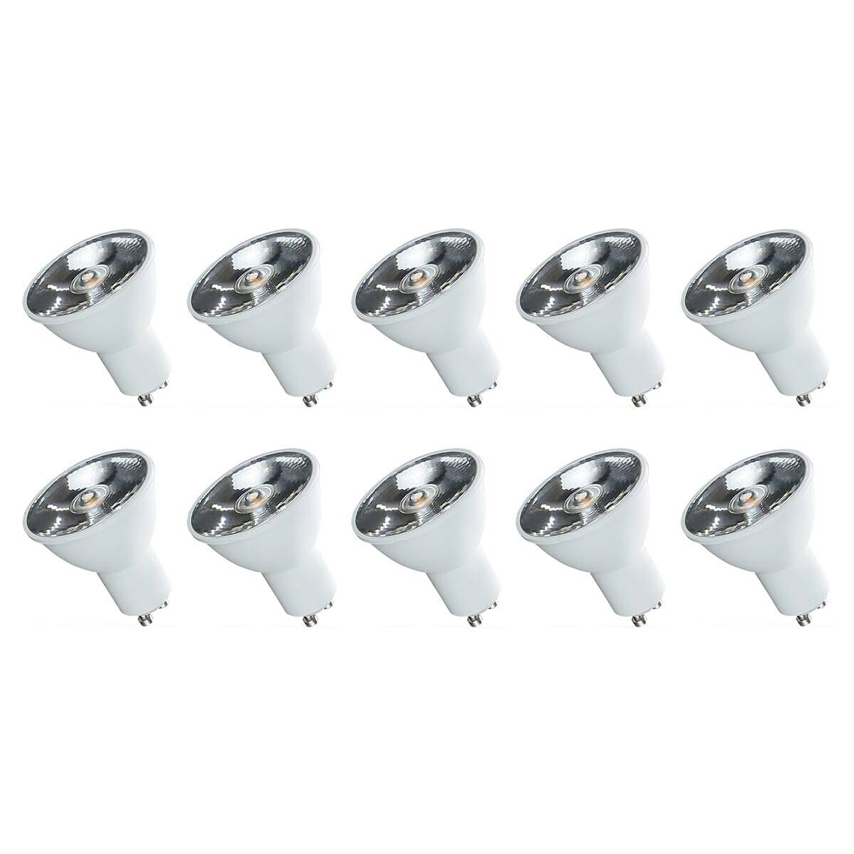 Spectrum LED Spot PAR16 GU10 Mat - 6W 360lm 3000K - Warmwit - Vervangt 40W - 10 stuks