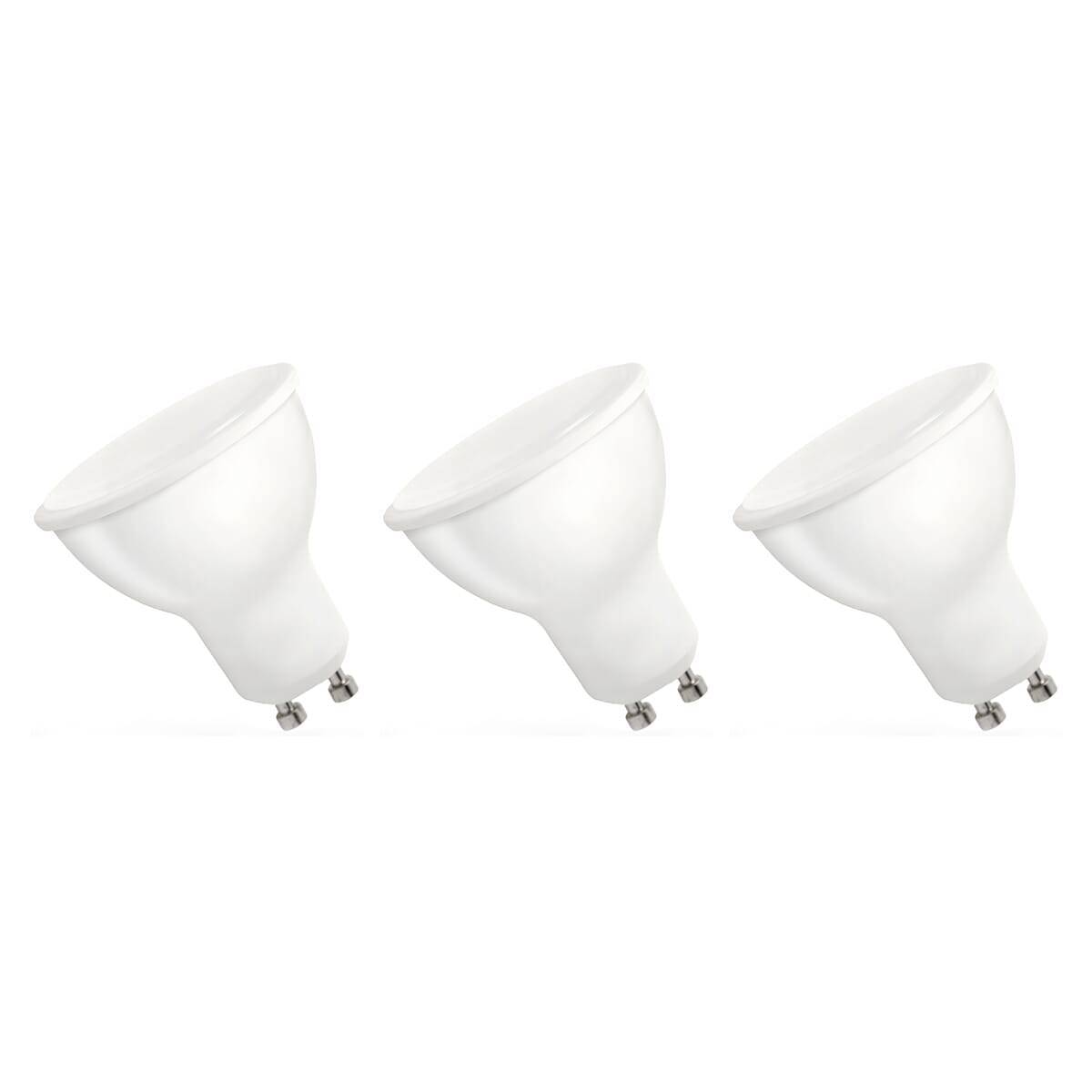 Spectrum LED Spot PAR16 GU10 Mat - 4W 260lm 3000K - Warmwit - Vervangt 44W - 3 stuks