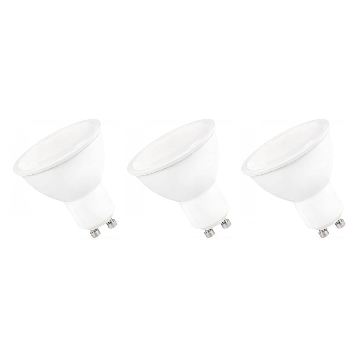Spectrum LED Spot PAR16 GU10 Mat - 9W 720lm 3000K - Warmwit - Vervangt 60W - 3 stuks