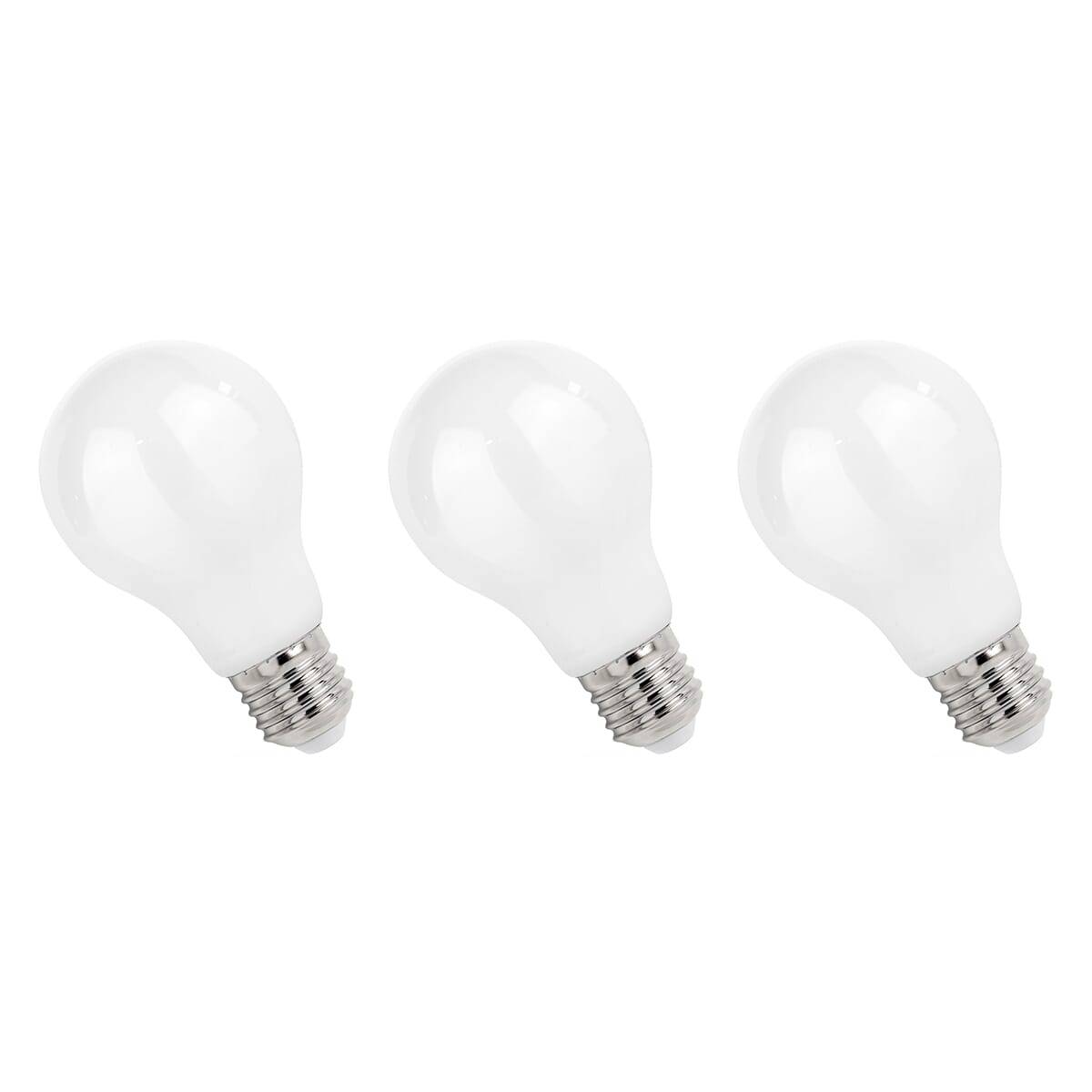 Spectrum LED Peerlamp A60 E27 Mat - 11W 1450lm 2700K - Warmwit - Vervangt 96W - 3 stuks