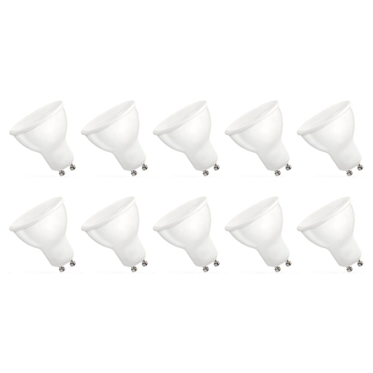 Spectrum LED Spot PAR16 GU10 Mat - 4W 260lm 3000K - Warmwit - Vervangt 44W - 10 stuks