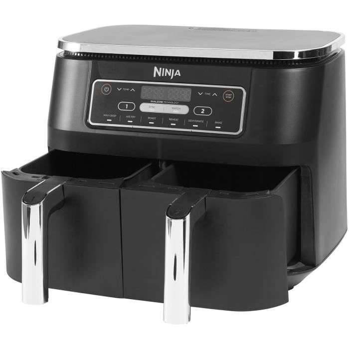 NINJA FOODI AF300EU - Olievrije friteuse met twee zones - Sync, Match-functies - 6 kookmodi - 7,6 L - 2400W-2