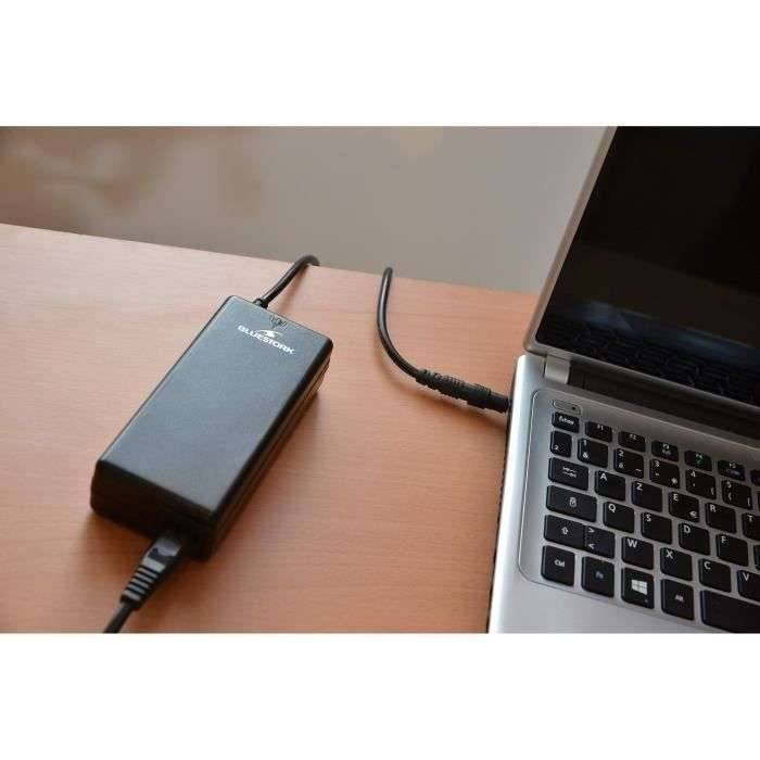 BLUESTORK universele pc-oplader - 65 W - 10 tips-1