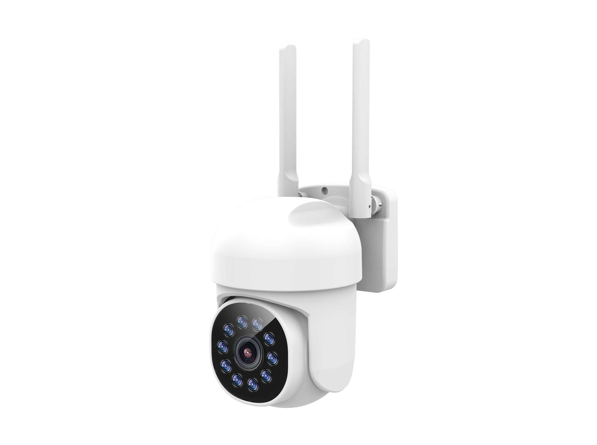 GEMBIRD TSL-ODCAM-WRHD-01 CCTV Wi-Fi bewakingscamera; draaibaar; 4Mpx; Hoek: 120°; wit - 1 stuk-0