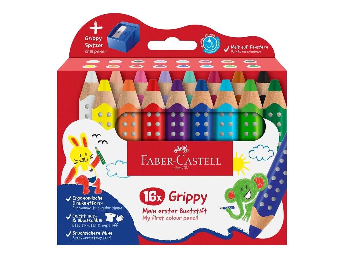 FABER-CASTELL Grippy Malset farbsortiert, 16 St. (110645)-2