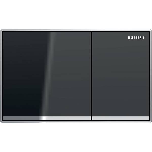 Geberit Sigma60 bedieningsplaat,2-toets,square,lava/gl.chroom
