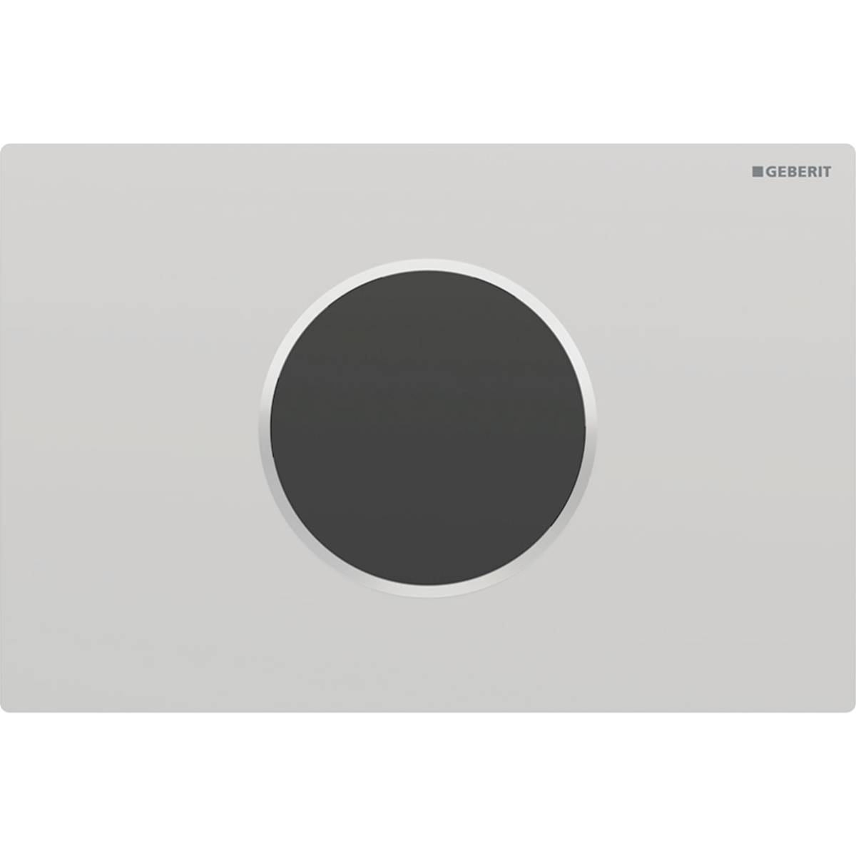 Geberit Sigma10 bed.plaat,1-toets,round,res12cm,IR,batt,match./gl/chr.-0