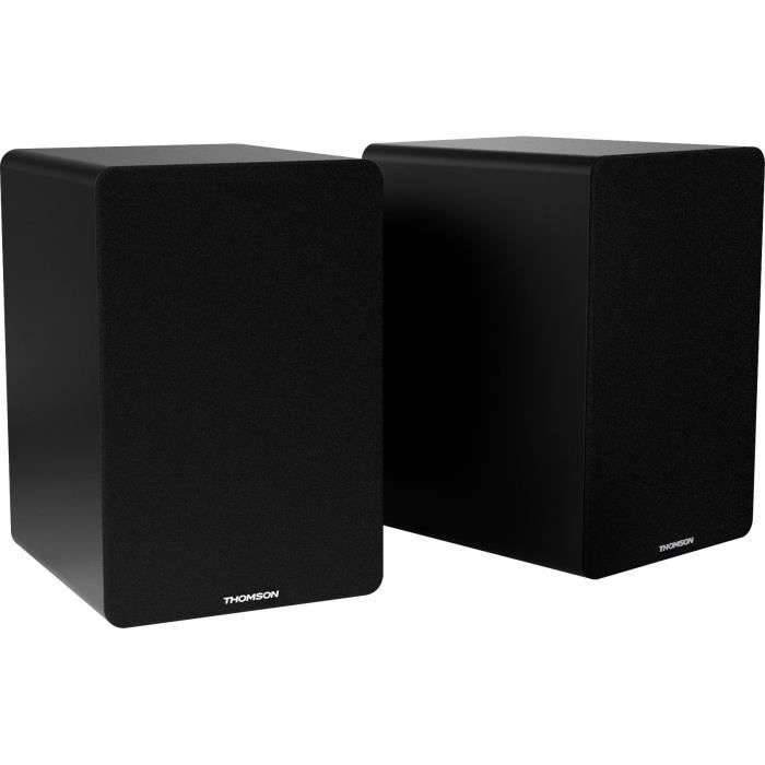 Set van twee speakers - THOMSON - WS400DUO - 2x 7,5W - Zwart-1