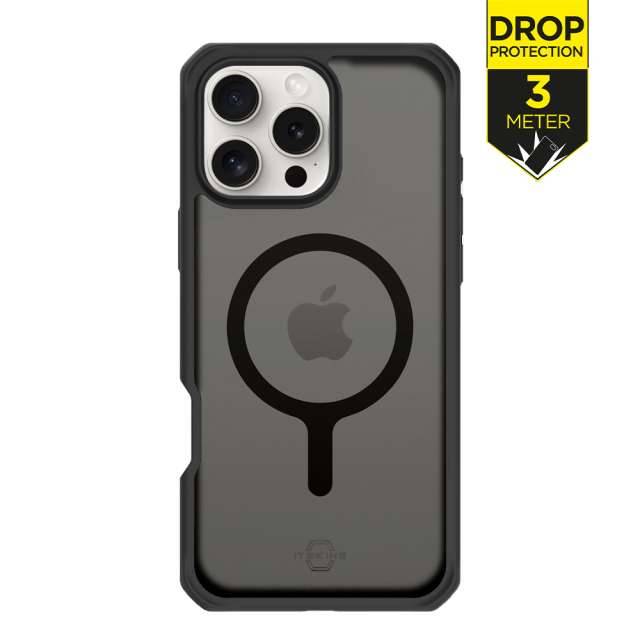 ITSKINS Level 2 HybridMagFrost_R for Apple iPhone 16 Pro Black-0