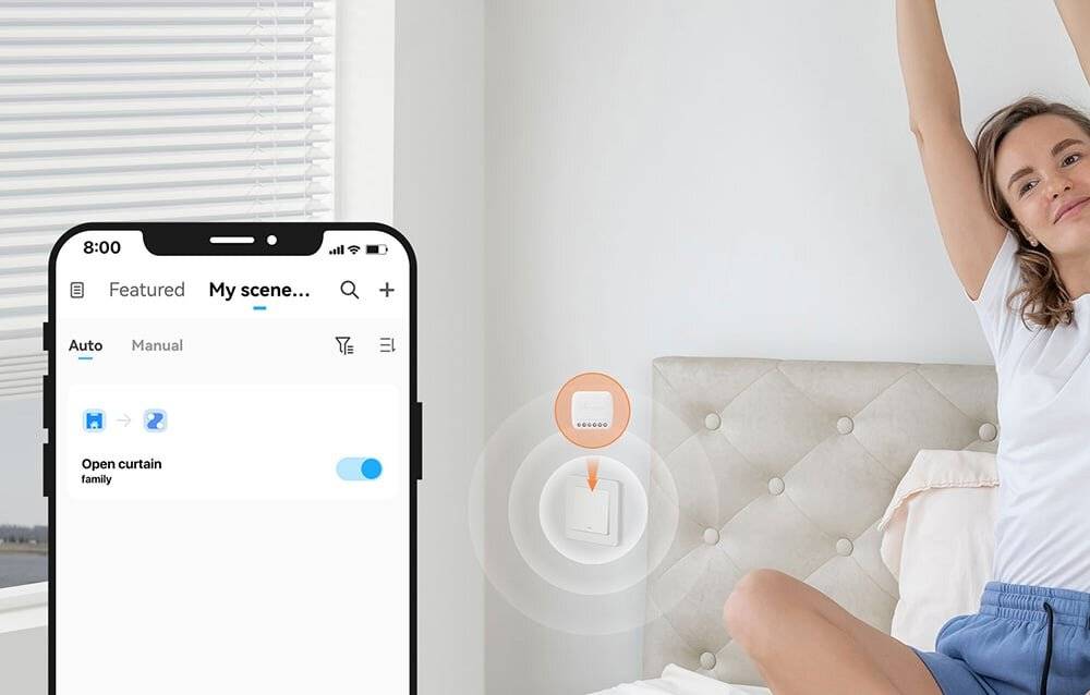 Bekroonde afbeelding voor Sonoff - S-MATE2 - Smart Switch Wi-Fi Sonoff S-MATE2 (zonder Neutralleiter)
