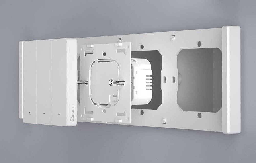 Bekroonde afbeelding voor Sonoff - M5-3C-80W - M5-3C-80W Matter Smart-Wandschakelaar (3-Kanaal, voor Frame)