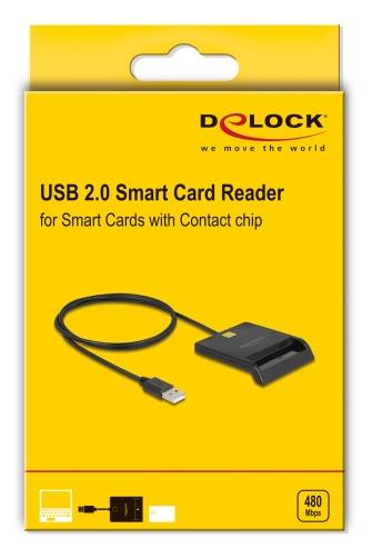 Delock USB 2.0 Smart Card Reader for Smart cards with Contact chip-3