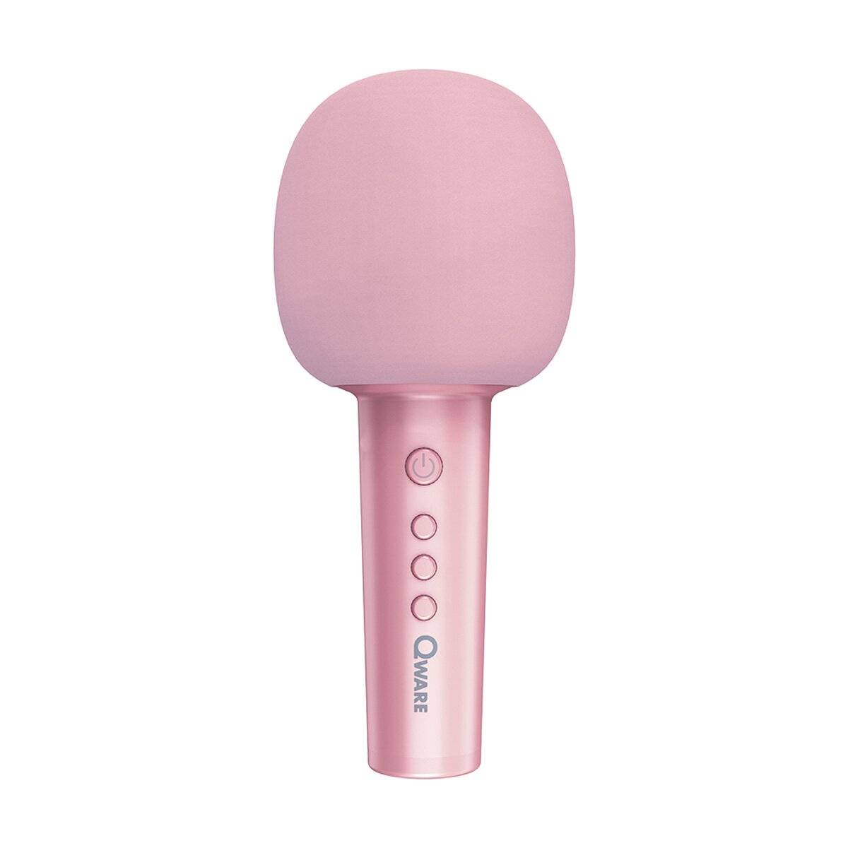 Qware Draadloze Karaokemicrofoon met Bluetooth & Speaker Roze-2