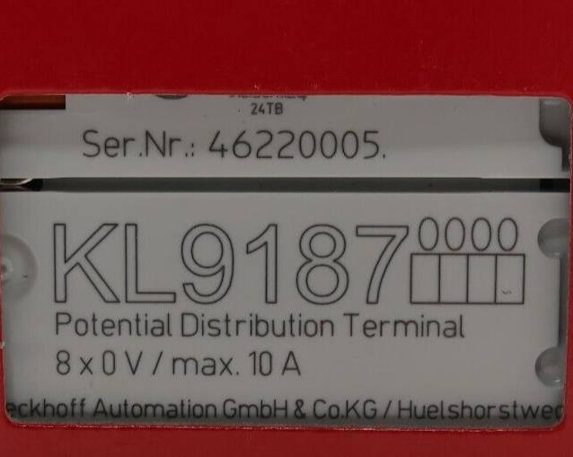 Beckhoff - KL9187 - BECKHOFF KL9187 Produkt-1