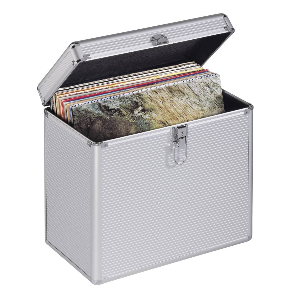 Hama 00181435 Tasche für Speichermedien Aktenkoffer mit Mikrorillen Silber (00181435)-0