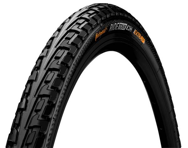 Buitenband Continental Ride Tour 28 x 1.40"/ 37-622 - zwart met reflectie