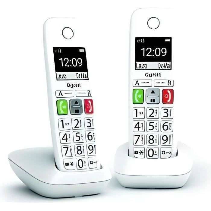GIGASET vaste telefoon E290 Duo wit-0