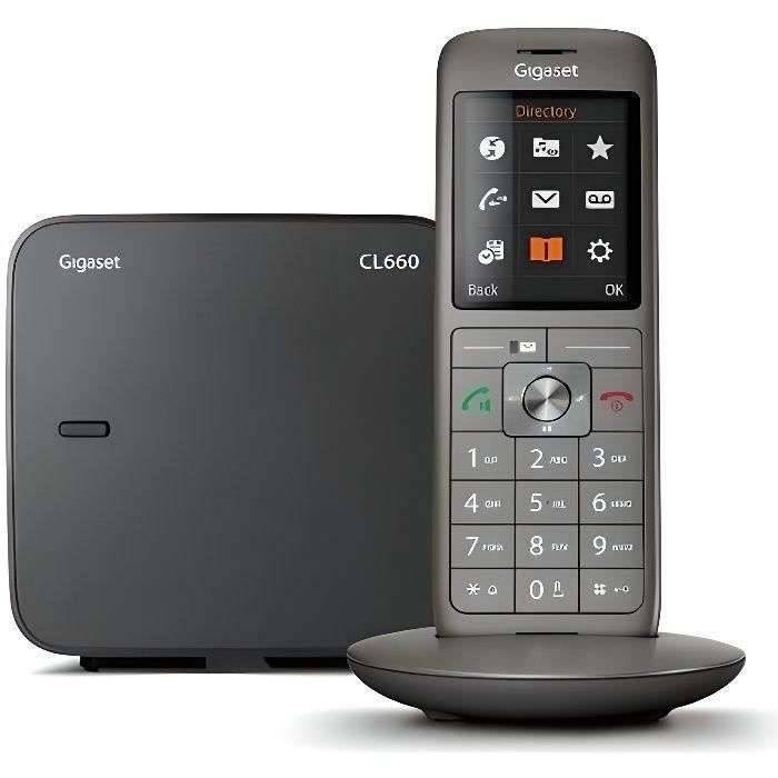 GIGASET vaste telefoon CL 660 antraciet-0