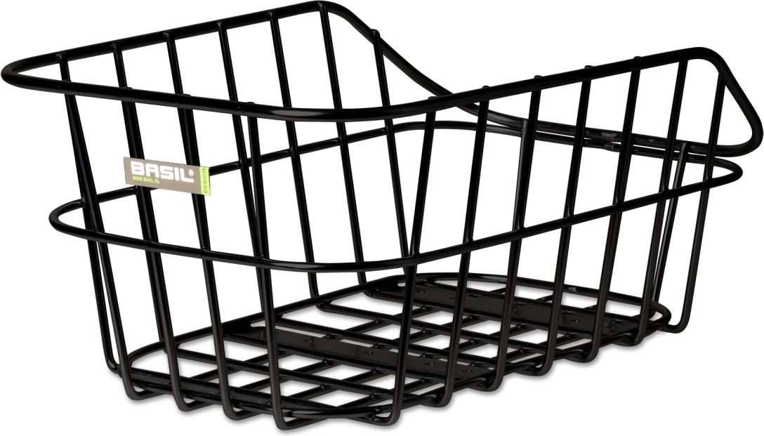Fietsmand Basil Cento met dragerbevestiging 45 x 33 x 21 cm - zwart-0