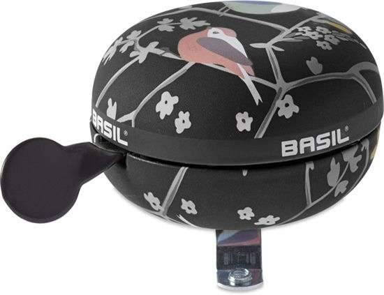 Fietsbel Basil Big Bell Wanderlust ø80mm - charcoal-0