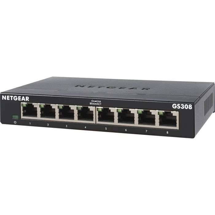 NETGEAR GS308-300PES Gigabit Ethernet Ethernet-switch met 8 poorten (10/100/1000)-0