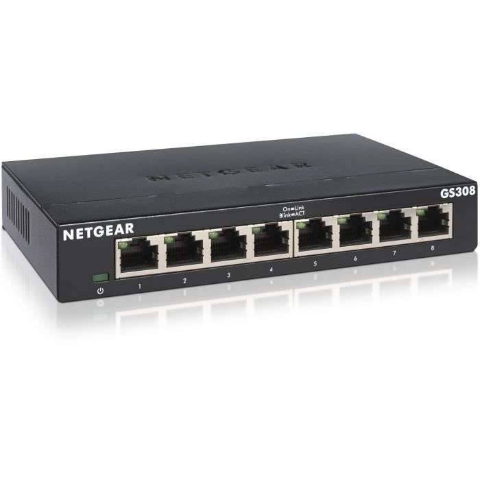 NETGEAR GS308-300PES Gigabit Ethernet Ethernet-switch met 8 poorten (10/100/1000)-2
