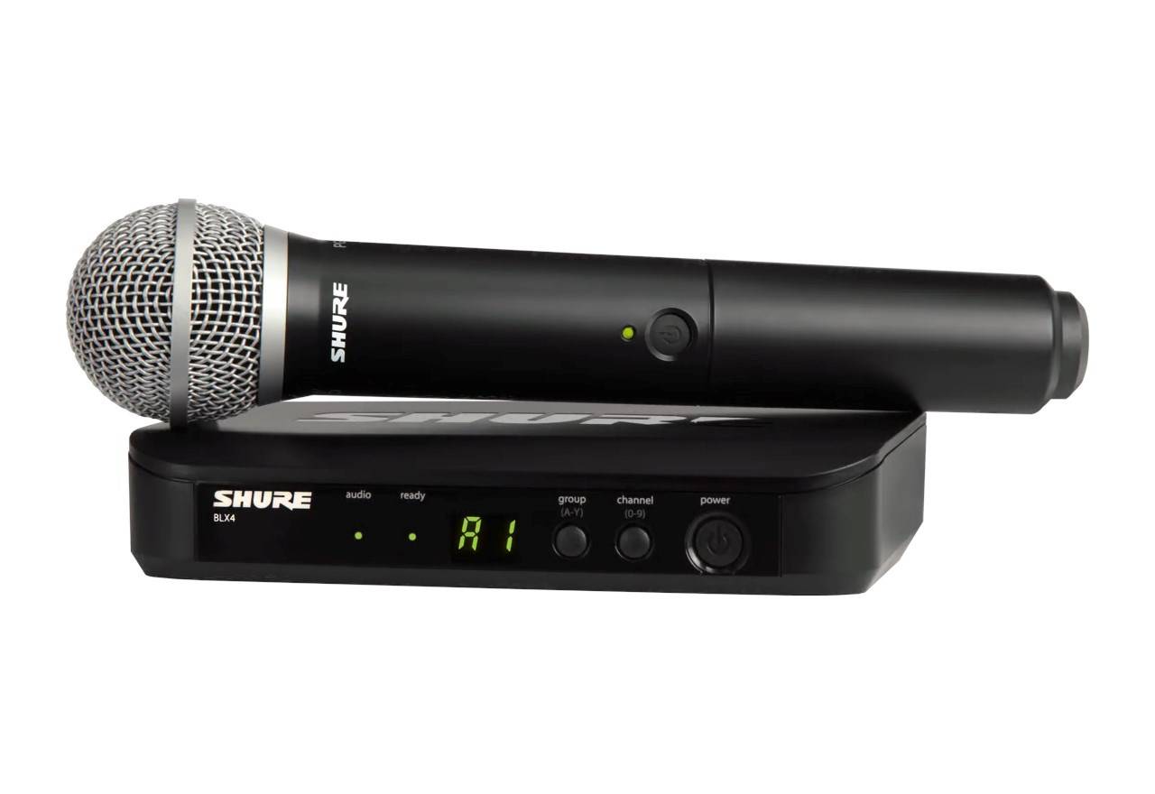 Shure BLX24E/PG58-H8E - Draadloos zangsysteem met PG58-microfoon-0