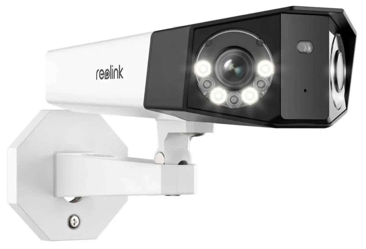 Reolink DUO Series P757 16MP IP-beveiligingscamera met dubbele lens, wit-0