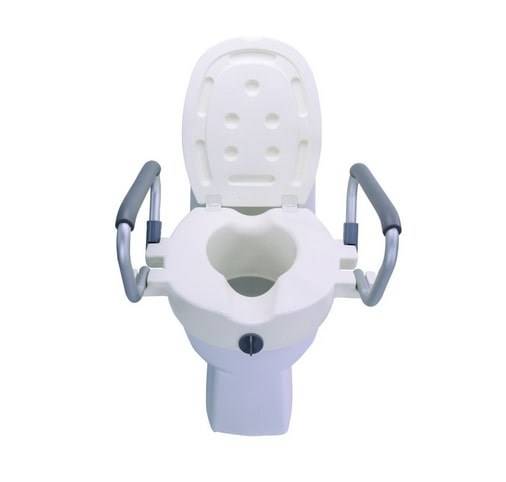 Verhoogde toiletbril met inklapbare handgrepen AT51205-0