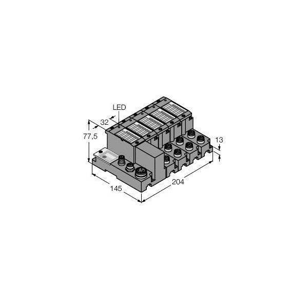 Turck Programmierbares Set TI-BL67-PG-EIP-8-0