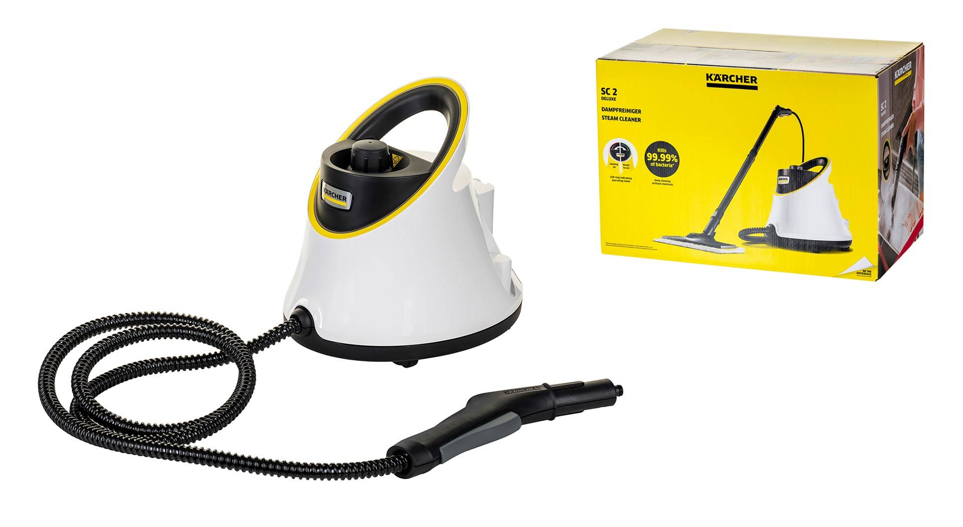Kärcher SC 2 Deluxe 1 L 1500 W Zwart. Wit-0