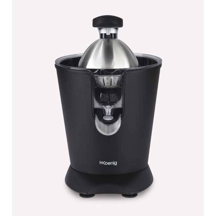 Citruspers - HKoeNIG - AGR82 - Elektrisch - 160 W - Stille inrichting - Matzwart en RVS-0