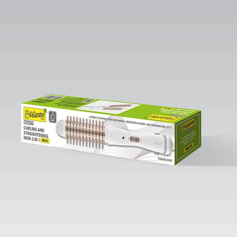 Haarkruller en stijltang 2-in-1 55W MAESTRO MR-263-4