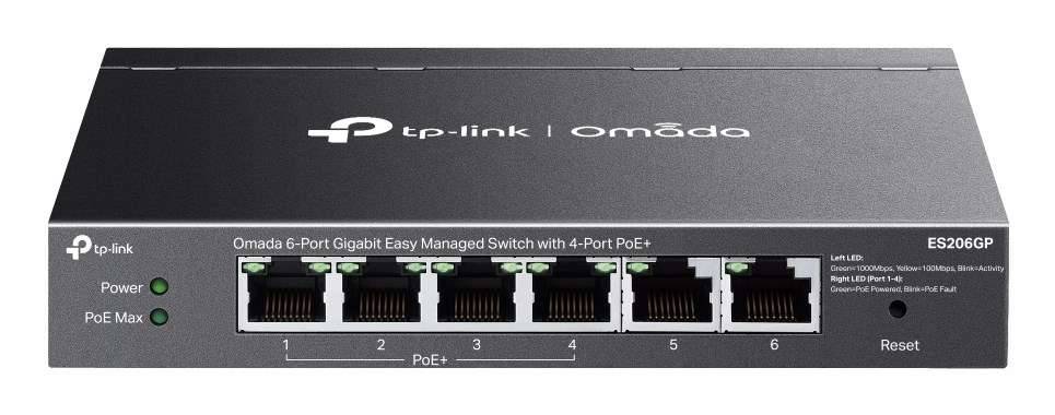 TPL TP-Link Omada ES206GP netwerk-switch Managed Gigabit Ethernet (10/100/1000) Power over Ethernet (...-0