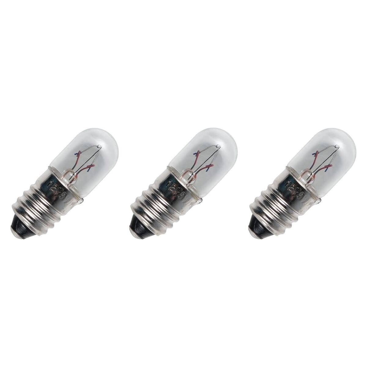 OE Lightning Signaallamp E10 vervanglamp - 1.2W 8V - 2500K Wit - T10 - 10x28mm - 150mA - Dimbaar - 3 stuks-0