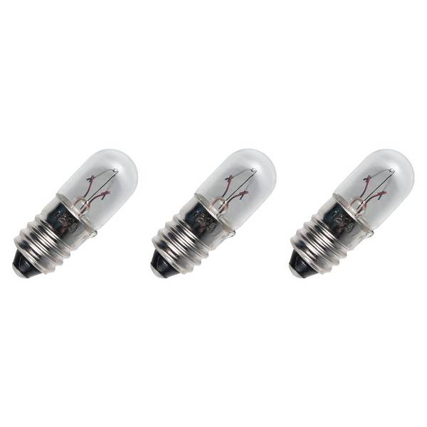 OE Lightning Signaallamp E10 vervanglamp - 1.2W 8V - 2500K Wit - T10 - 10x28mm - 150mA - Dimbaar - 3 stuks