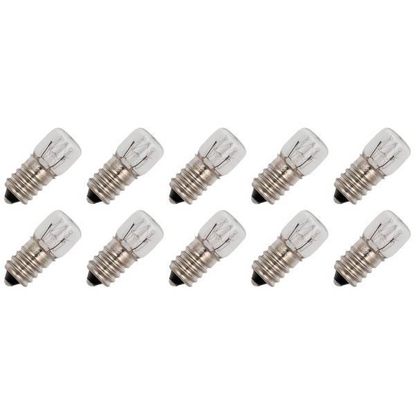 OE Lightning Signaallamp E14 vervanglamp - 3W 130V - 2500K Wit - T16 - 16x35mm - 23mA - Dimbaar - 10 stuks