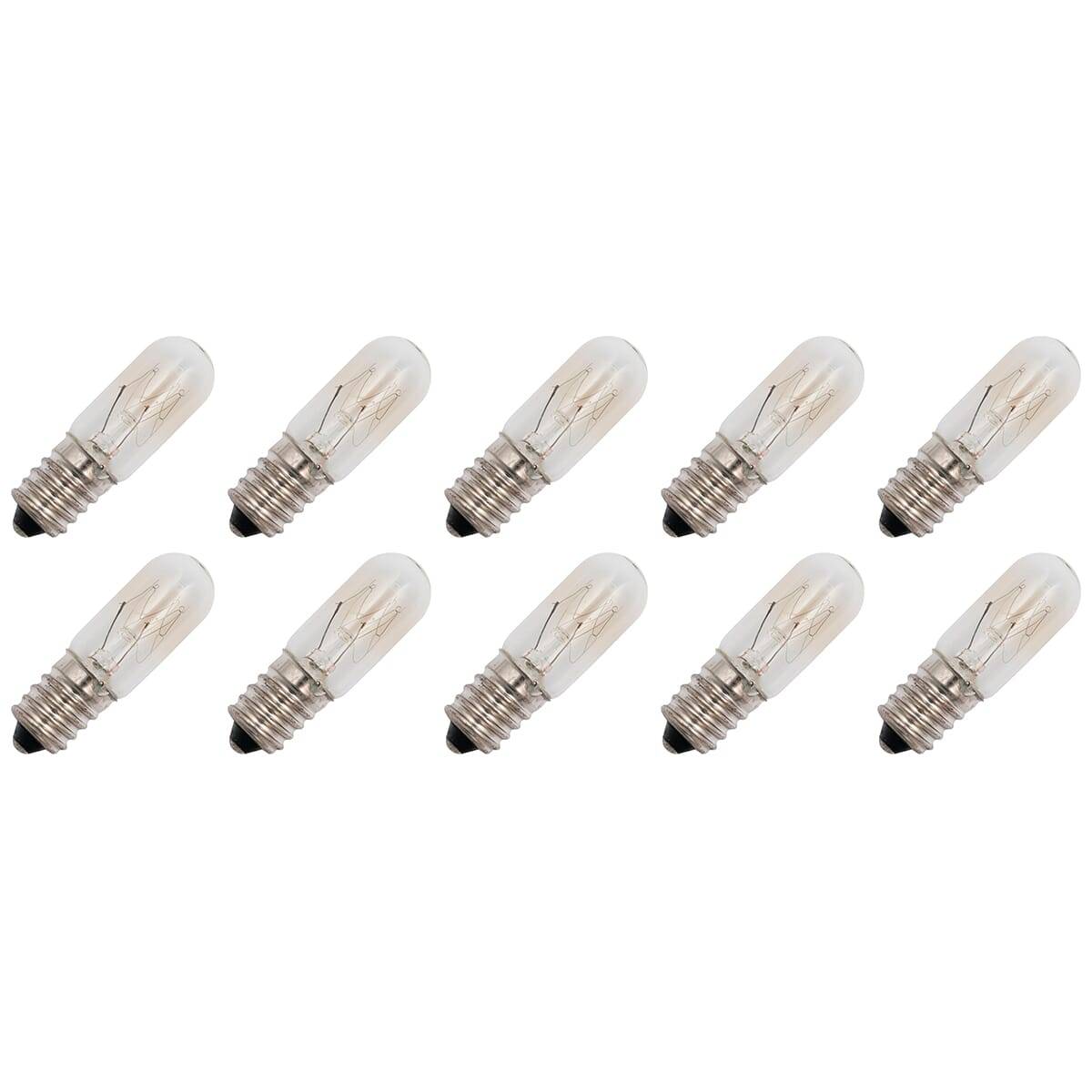 OE Lightning Signaallamp E14 vervanglamp - 15W 130V - 2500K Wit - T16 - 16x54mm - 115mA - 10 stuks-0