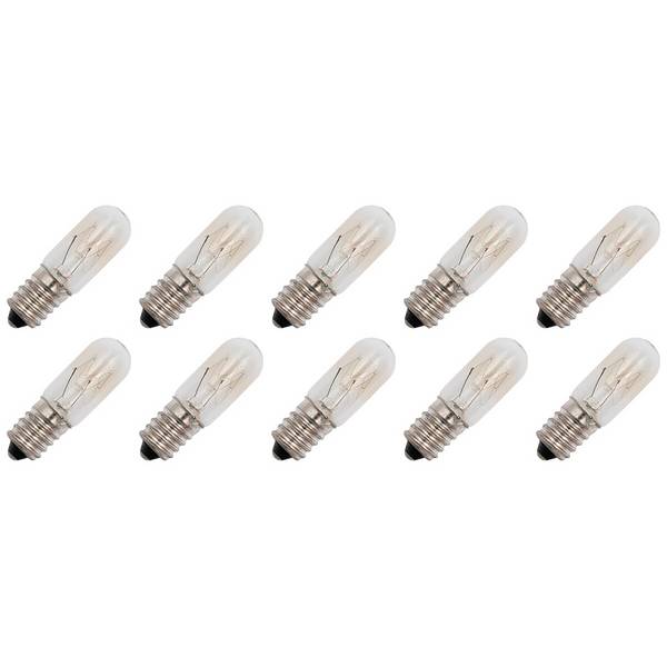 OE Lightning Signaallamp E14 vervanglamp - 15W 130V - 2500K Wit - T16 - 16x54mm - 115mA - 10 stuks