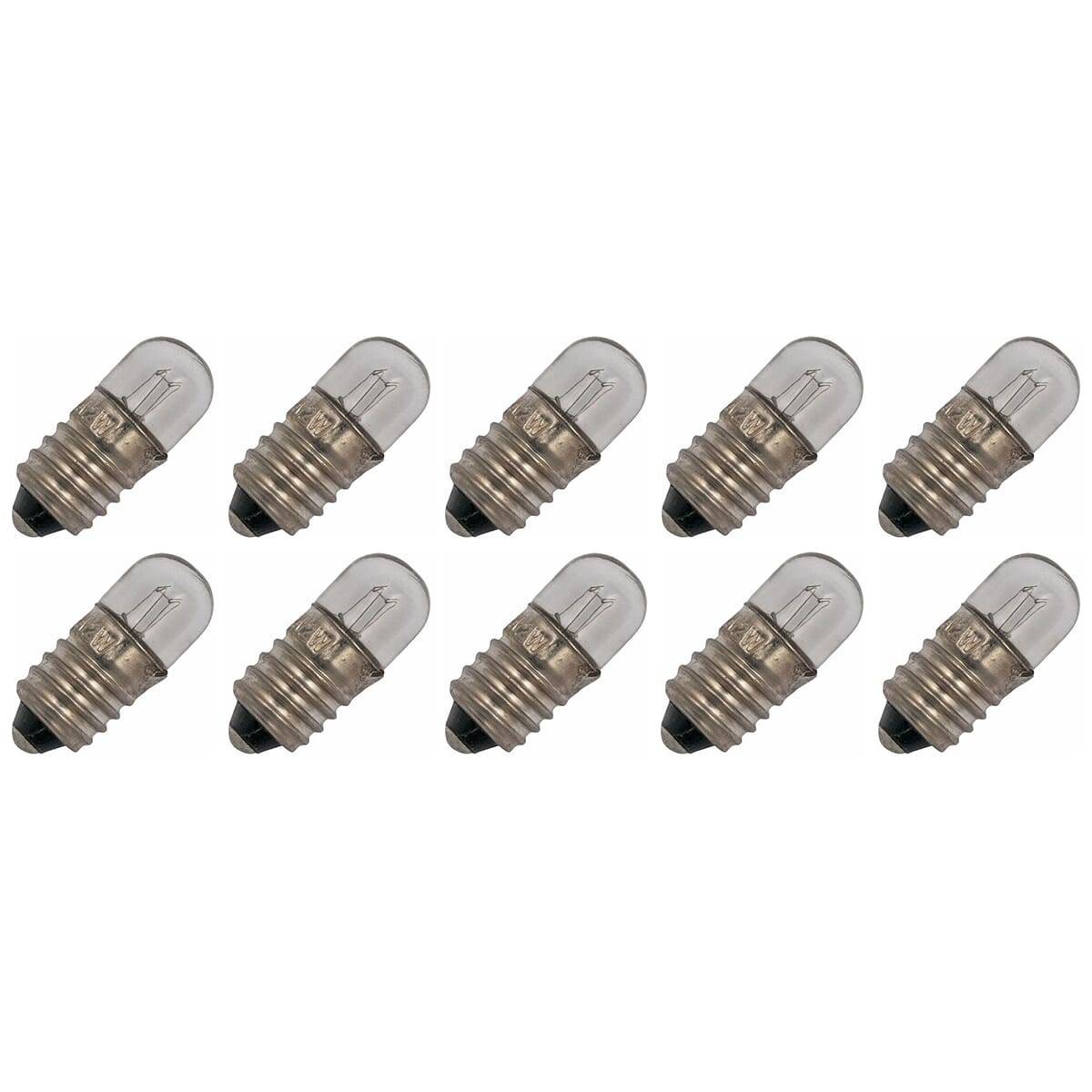 OE Lightning Signaallamp E10 vervanglamp - 2W 30V - 2500K Wit - T9 - 9x23mm - 66mA - Dimbaar - 10 stuks-0