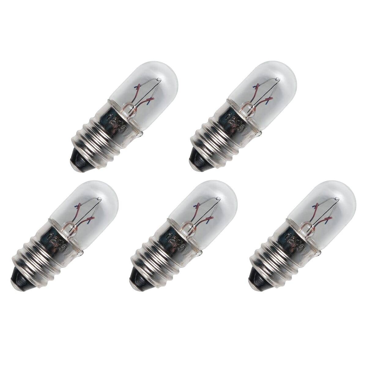 OE Lightning Signaallamp E10 vervanglamp - 1.44W 12V - 2500K Wit - T10 - 10x28mm - 120mA - Auto - 5 stuks-0