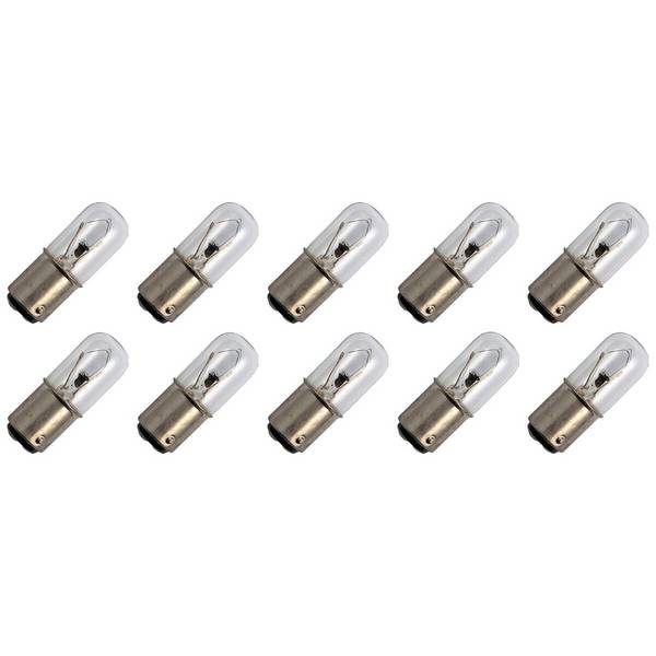 OE Lightning Signaallamp BA15D vervanglamp - 3W 24V - 2500K Wit - T16 - 16x45mm - 125mA - Vrachtwagen - 10 stuks