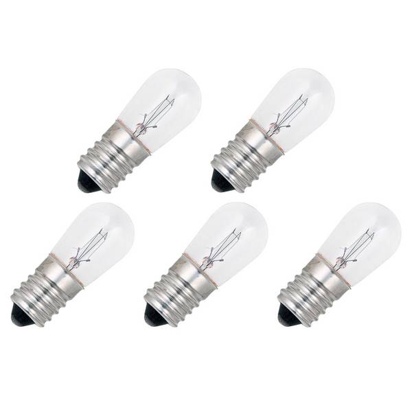 OE Lightning Signaallamp E14 vervanglamp - 10W 60V - 2500K Wit - 18x46mm - 166mA - Dimbaar - 5 stuks