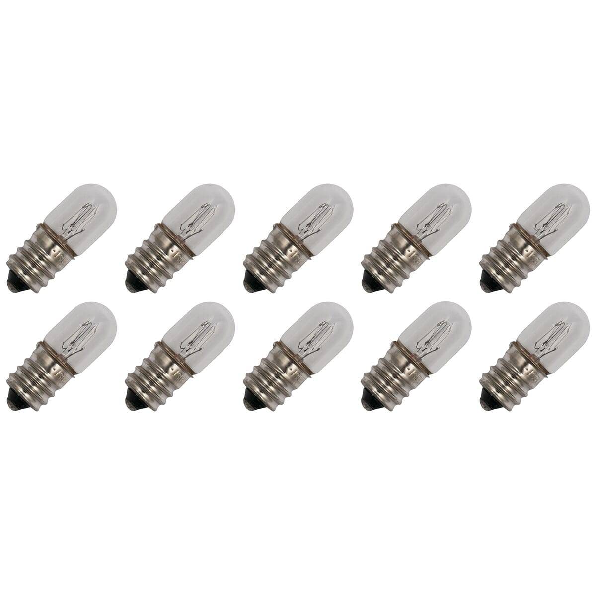 OE Lightning Signaallamp E12 vervanglamp - 2.6W 130V - 2500K Wit - T13 - 13x33mm - 20mA - Dimbaar - 10 stuks-0