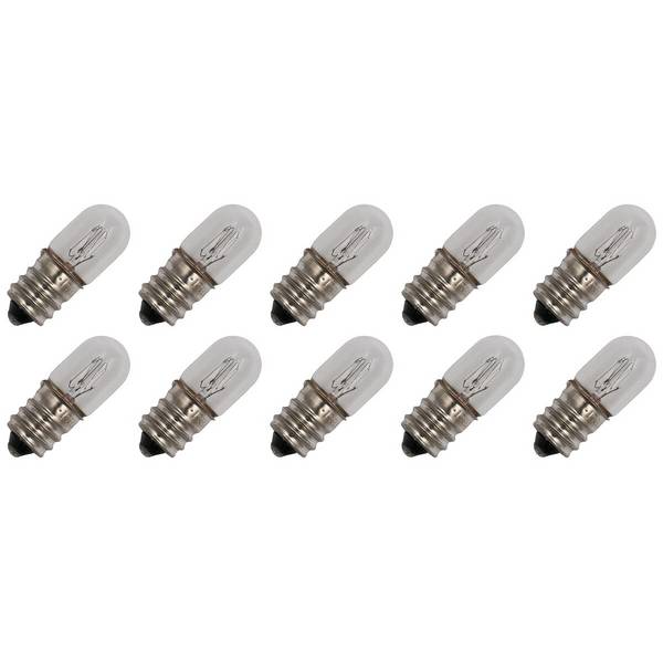 OE Lightning Signaallamp E12 vervanglamp - 2.6W 130V - 2500K Wit - T13 - 13x33mm - 20mA - Dimbaar - 10 stuks