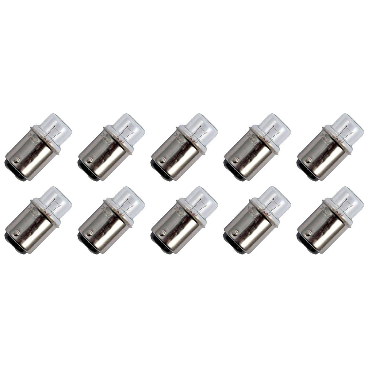 OE Lightning Signaallamp BA15D vervanglamp - 5W 24V - 2500K Wit - T14 - 14x30mm - 208mA - Vrachtwagen - 10 stuks-0