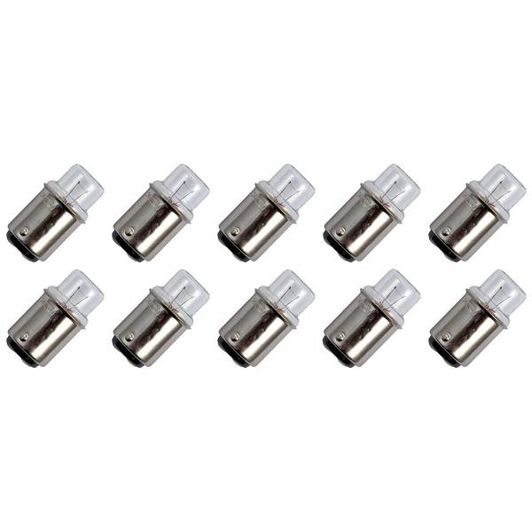 OE Lightning Signaallamp BA15D vervanglamp - 5W 24V - 2500K Wit - T14 - 14x30mm - 208mA - Vrachtwagen - 10 stuks