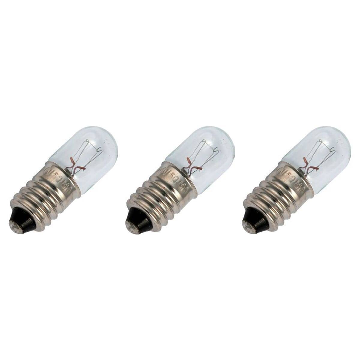 OE Lightning Signaallamp E10 vervanglamp - 5W 24V - 2500K Wit - T10 - 10x28mm - 208mA - Vrachtwagen - 3 stuks-0
